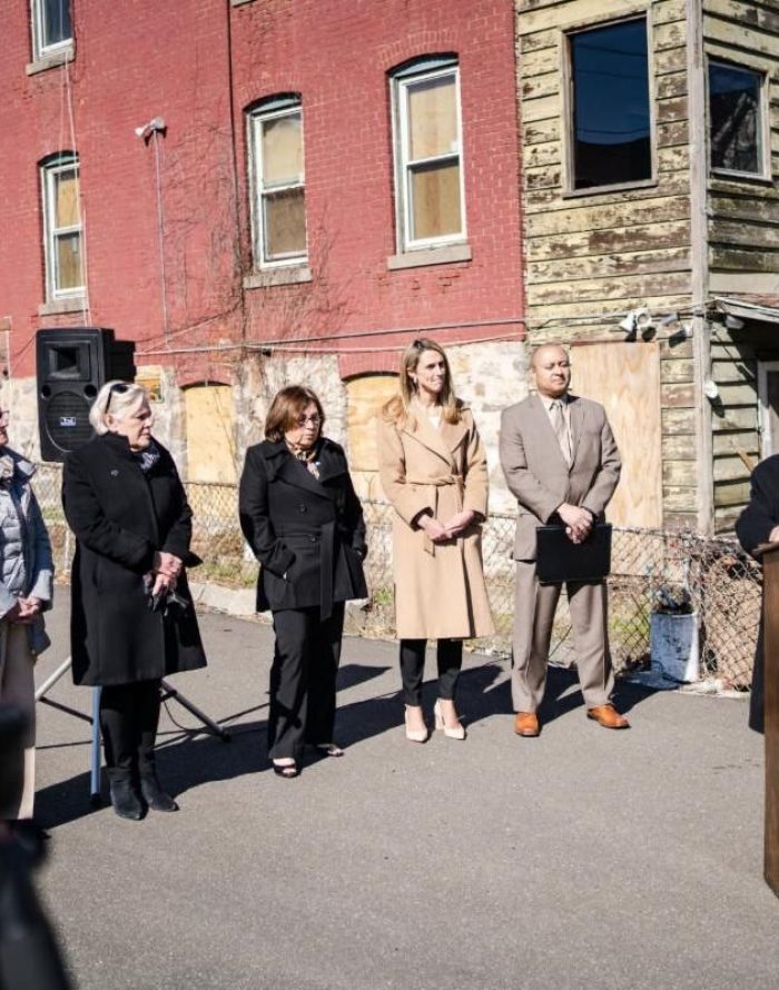 Local and state officials announced the upcoming project at a press conference next to the site of the future development. Speakers included Pacific House Executive Director Rafael Pagan Jr., Gov. Ned Lamont, Stamford Mayor Caroline Simmons and multiple state representatives.